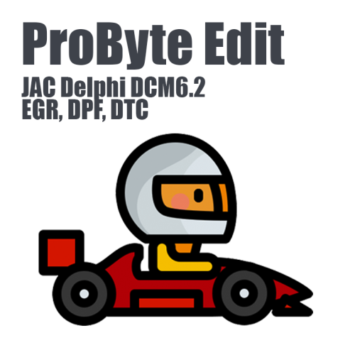 JAC Delphi DCM6.2 (EGR, DPF, DTC) (ProByte Edit)