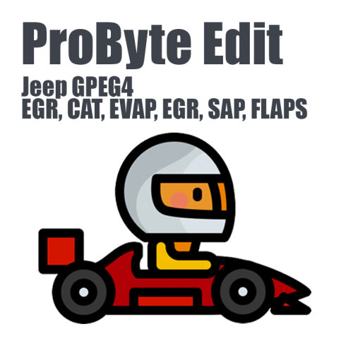 Jeep GPEG4 (EGR, CAT, EVAP, EGR, SAP, FLAPS) (ProByte Edit)