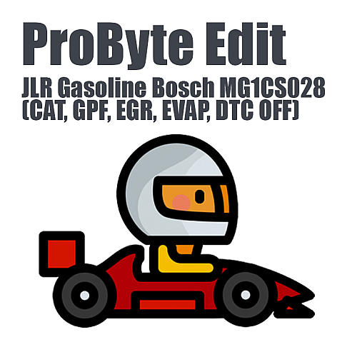 Land Rover/Jaguar Gasoline Bosch MG1CS028 (CAT, GPF, EGR, EVAP, DTC) (ProByte Edit)