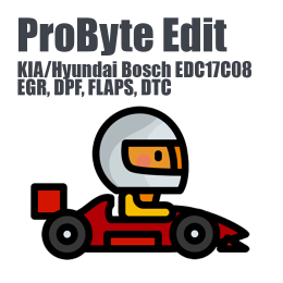 KIA/Hyundai Bosch EDC17C08 (EGR, DPF, FLAPS, DTC) (ProByte Edit)