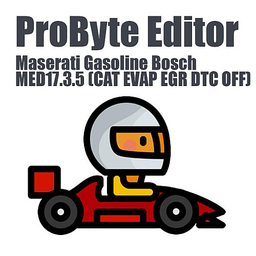 Maserati Gasoline Bosch MED17.3.5 (CAT EVAP EGR DTC)