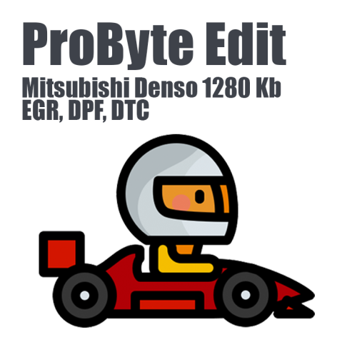 Mitsubishi Denso 1280 Kb (EGR, DPF, DTC) (ProByte Edit)