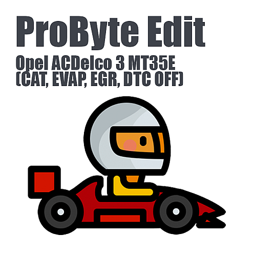 Opel ACDelco 3 MT35E (CAT, EVAP, EGR, DTC) (ProByte Edit)