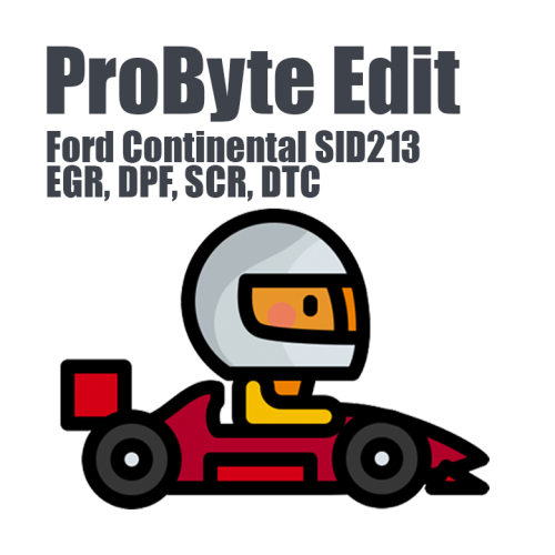 Ford Continental SID213 for ProByte Edit (EGR, DPF, SCR, DTC)