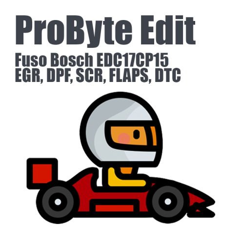 Fuso Bosch EDC17CP15 (EGR, DPF, SCR, FLAPS, DTC) (ProByte Edit)