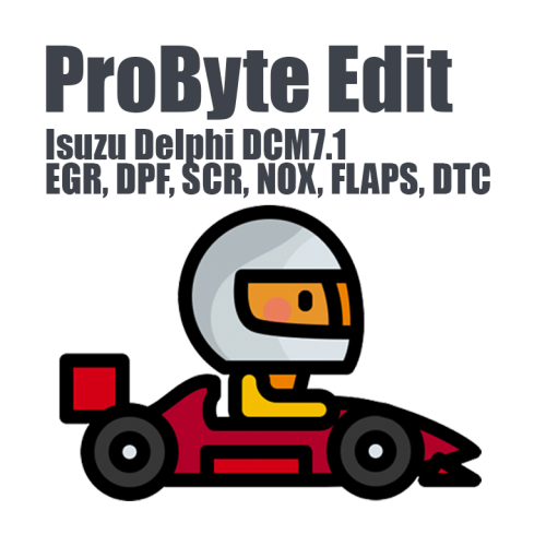 Isuzu Delphi DCM7.1 for ProByte Edit (EGR, DPF, SCR, NOX, DTC)