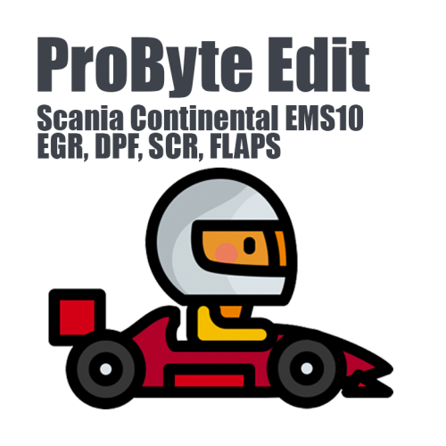 Scania Continental EMS10 for ProByte Edit (EGR, DPF, SCR, FLAPS)
