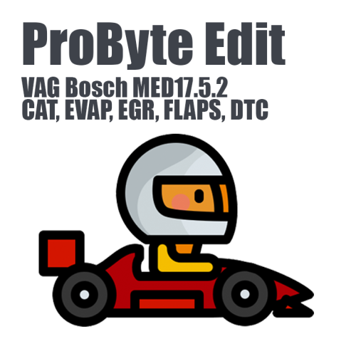 VAG Bosch MED17.5.2 (CAT, EVAP, EGR, FLAPS, DTC) (ProByte Edit)