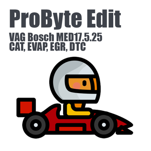 VAG Bosch MED17.5.25 (CAT, EVAP, EGR, DTC) (ProByte Edit)