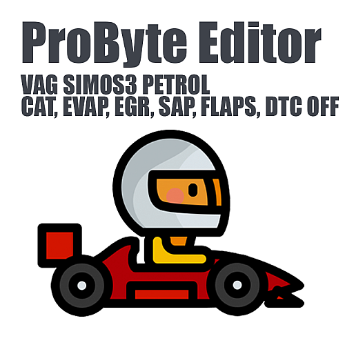 VAG SIMOS3 PETROL (CAT, EVAP, EGR, SAP, FLAPS, DTC OFF) (ProByte Edit)