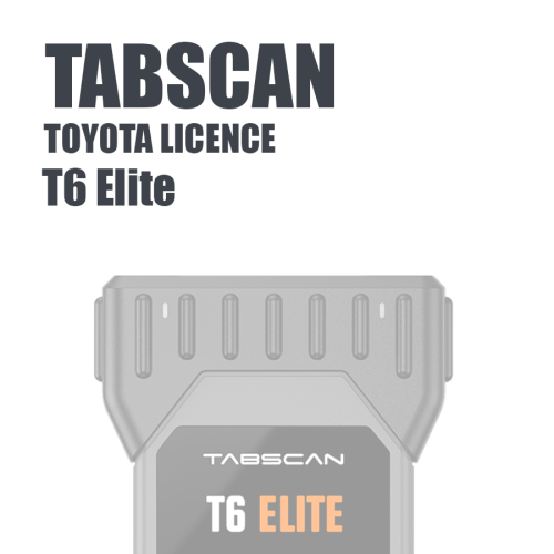 Toyota License for TabScan T6 Elite