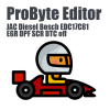 JAC Diesel Bosch EDC17C81 EGR DPF SCR DTC off ProByte Editor module