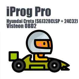 Hyundai Creta (S6J328CLSP + 24C32) Visteon OBD2 (iProg Pro)