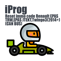 Reset immo code Renault EPAS TRW Clio3/Modus(2005-2012) (CAN BUS), Renault EPAS JTEKT Clio4/Kaptur(2012+), Twingo3(2014+) (CAN BUS).
