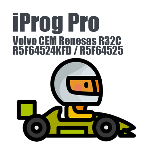Volvo CEM Renesas R32C R5F64524/R5F64525 Script for Original iProg Pro