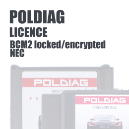 License BCM2 locked/encrypted NEC Poldiag