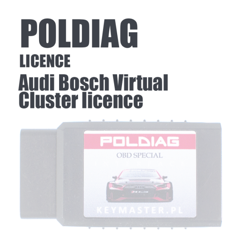 PolDiag Audi MLB FPK1 & FPK2 Virtual Cockpit OBD Mileage License
