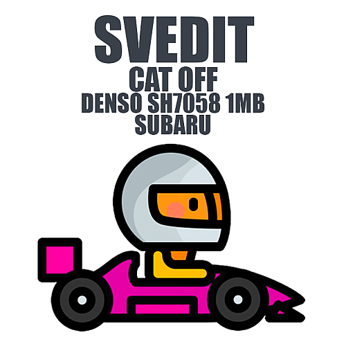 SVedit CAT OFF DENSO SH7058 1MB SUBARU module