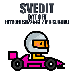 SVedit CAT OFF HITACHI SH72543 2 MB SUBARU module