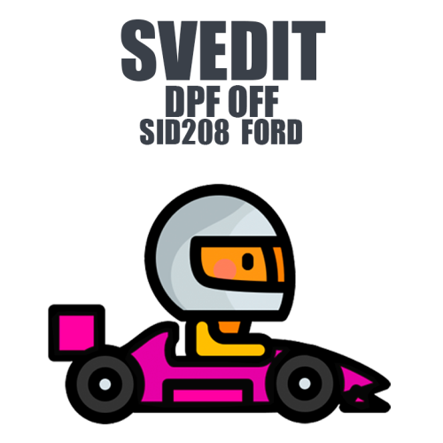 SVedit DPF OFF SID208 FORD module