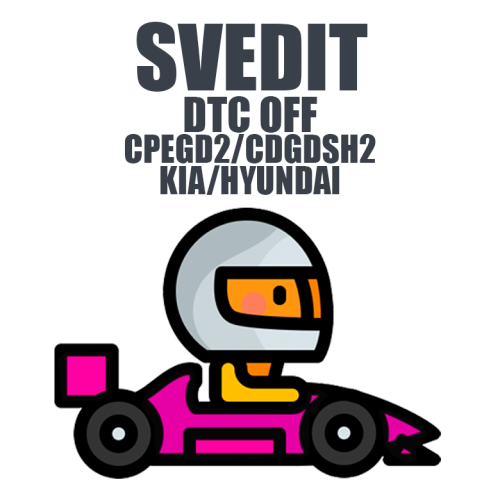 SVedit DTC OFF CPEGD2/CDGDSH2 KIA/HYUNDAI module