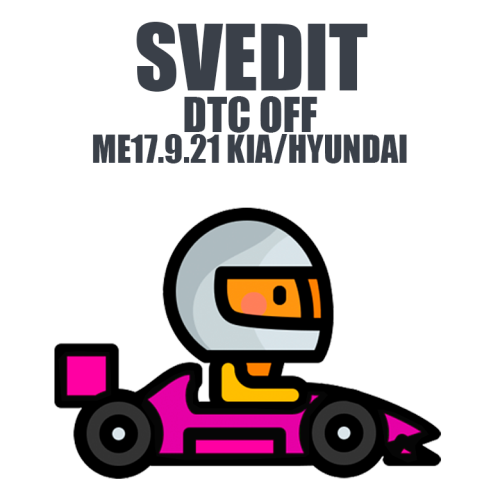 SVedit DTC OFF ME17.9.21 KIA/HYUNDAI module