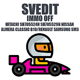 SVedit IMMO OFF HITACHI SH705524N SH705529N NISSAN ALMERA CLASSIC B10/RENAULT SAMSUNG SM3 module