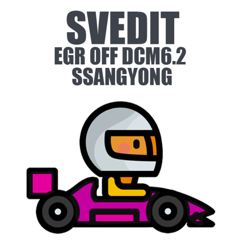 SVedit EGR OFF DCM6.2 SSANGYONG module