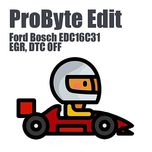 Ford Bosch EDC16C31 (EGR, DTC OFF) (ProByte Edit)
