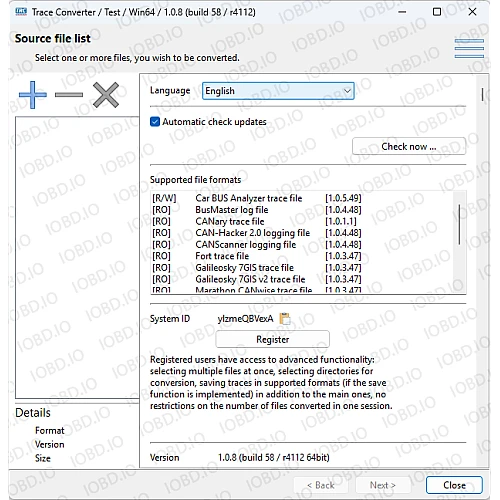 Trace File Converter | TraceConverter
