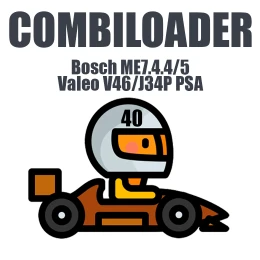 Combiloader PSA Bosch ME7.4.4/5, Valeo V46/J34P [040] module set