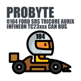 Module 0104. FORD SRS TRICORE AURIX INFINEON TC23xsx CAN BUS (ProByte)