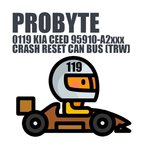 Module 0119. KIA CEED 95910-A2xxx CRASH RESET CAN BUS (TRW) (ProByte)