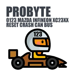 Module 0123. MAZDA INFINEON XC23XX RESET CRASH CAN BUS (ProByte)