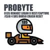 Module 0135. RENAULT LOGAN II REST / CAPTURE / CLIO 4 SRS RH850 CRASH RESET (ProByte)