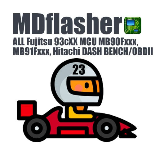 License 23. Mazda ALL Fujitsu 93сХХ MCU MB90Fxxx, MB91Fxxx, Hitachi DASH BENCH/OBDII (MDflasher)