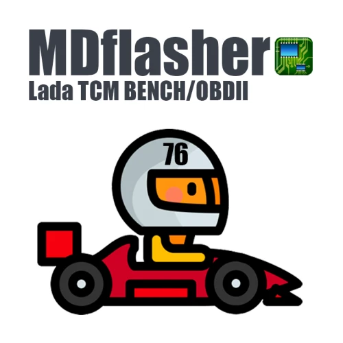 License 76. Lada TCM BENCH/OBDII (MDflasher)