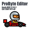 Geely MED 17.8.8.1 CAT EVAP DTC off ProByte Editor module