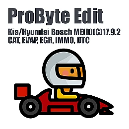 Kia/Hyundai Bosch ME(D)(G)17.9.2 (CAT, EVAP, EGR, IMMO, DTC) (ProByte Edit)