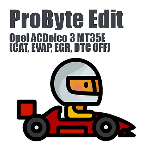 Opel ACDelco 3 MT35E (CAT, EVAP, EGR, DTC OFF) (ProByte Edit)