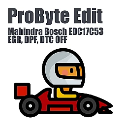 Mahindra Diesel Bosch EDC17C53 (EGR, DPF, DTC OFF) (ProByte Edit)