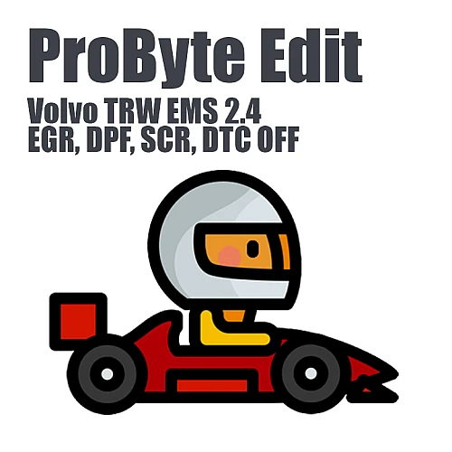 Volvo TRW EMS 2.4 (EGR, DPF, SCR, DTC OFF) (ProByte Edit)