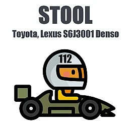 License FD112. Toyota, Lexus S6J3001 Denso (STool)