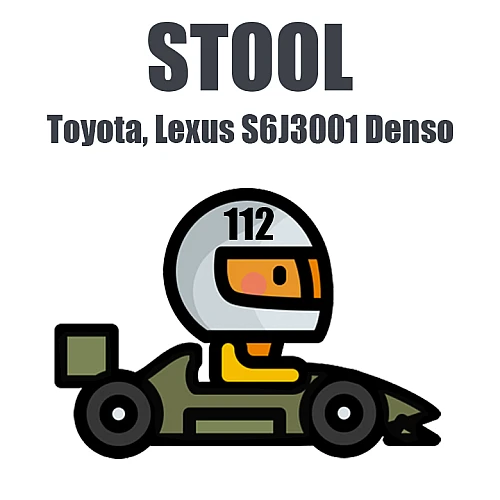 License FD112. Toyota, Lexus S6J3001 Denso (STool)