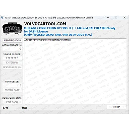 Licence Mileage correction by OBDII / J-Tag and calculation Dash 