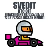 SVedit DTC OFF HITACHI GEN1 SH7055/7058/7059/72531/72533 NISSAN INFINITI module