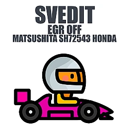 SVedit EGR OFF MATSUSHITA SH72543 HONDA module